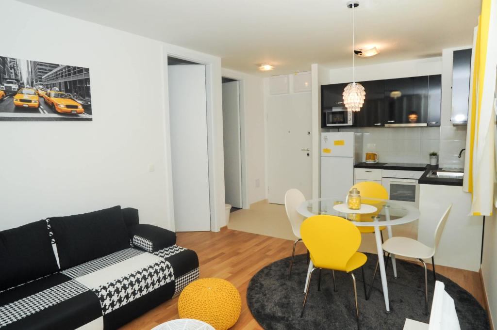 Kuchyňa alebo kuchynka v ubytovaní Golden Gate Apartment Zadar