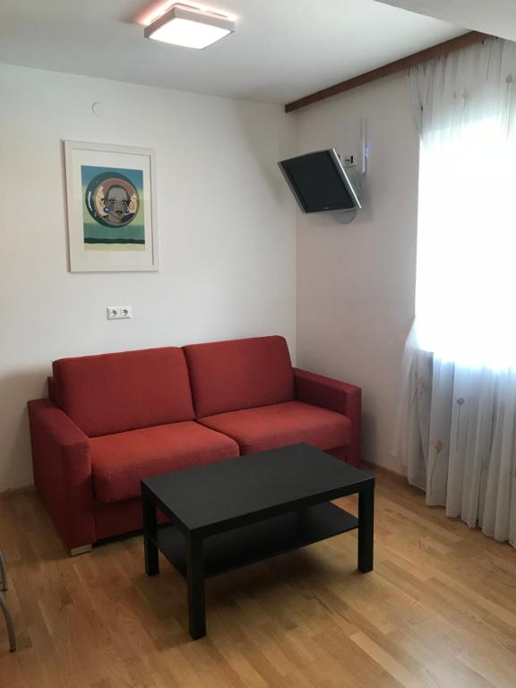 Posezení v ubytování Apartementhaus Helene am Klopeinersee
