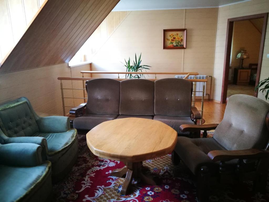 Area soggiorno di Agrowczasy u Mirusi