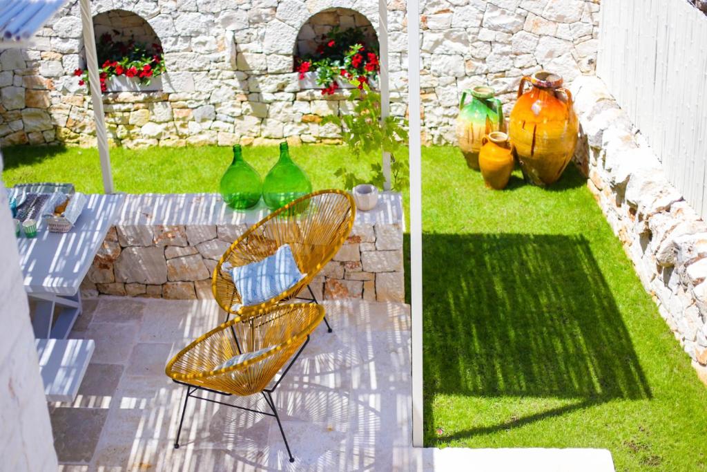 Zahrada ubytování Hermanas Relais - trulli luxury