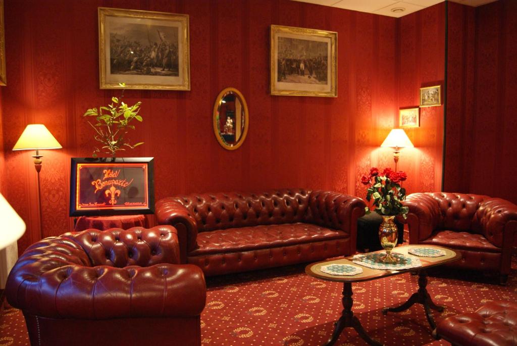 Posezení v ubytování Hôtel 1er Consul Rouen