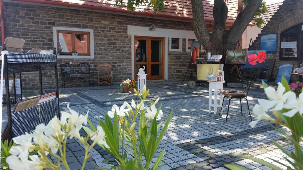 Budova, kde se bed and breakfast nachází