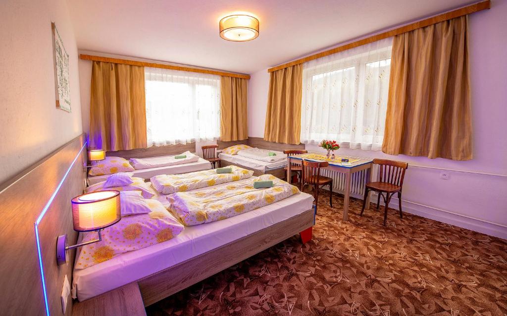 Postel nebo postele na pokoji v ubytování Guesthouse Cyprian