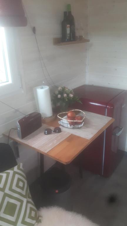Posezení v ubytování tinyhouse-dangast 1