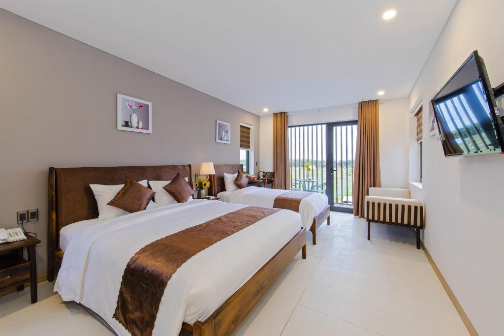 Sun Paradise Villa Hoi An - Habitación Doble De Lujo Con Balcón