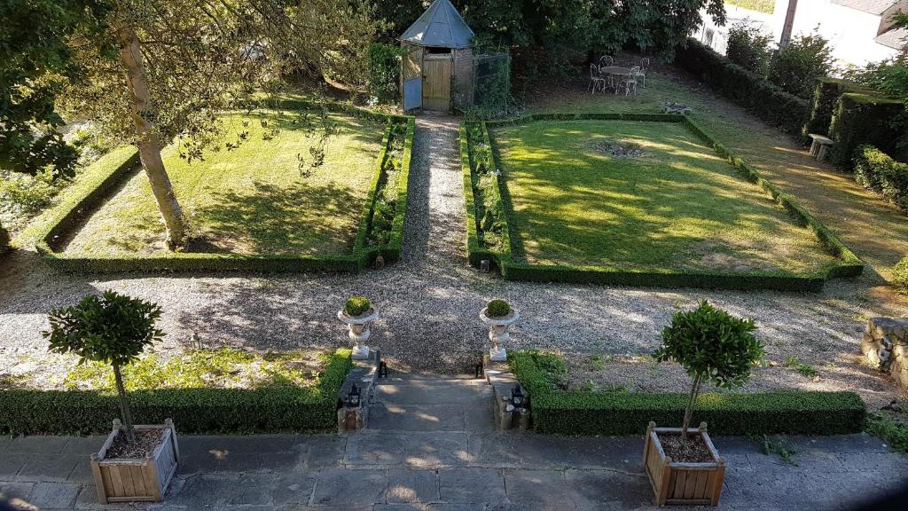 Zahrada ubytování Le Manoir de la Bigotière