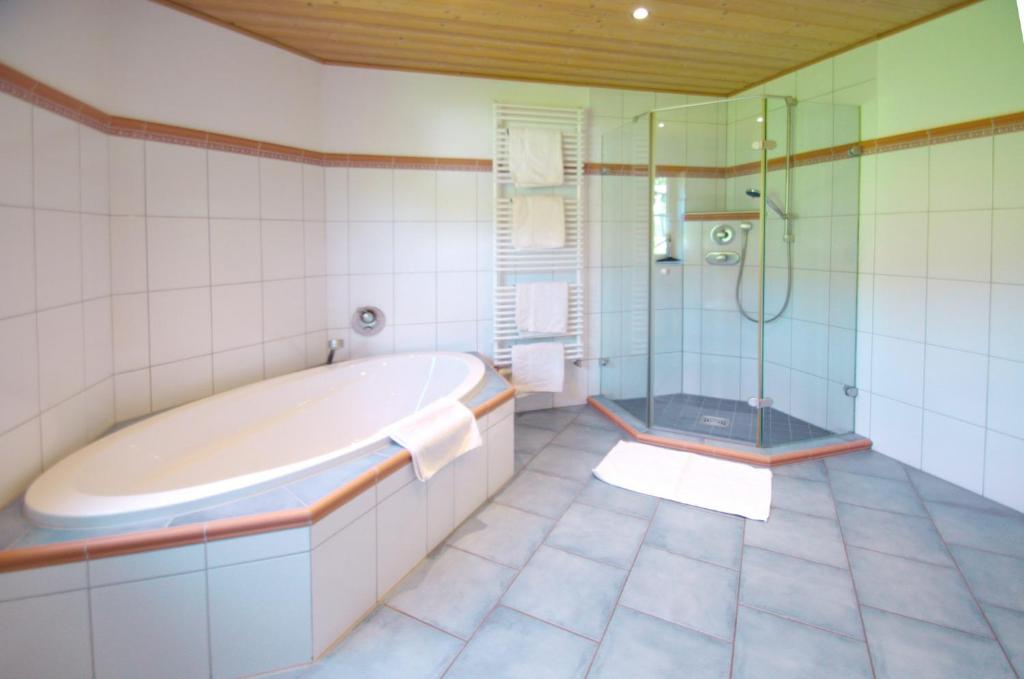 Koupelna v ubytování Haus Göhl