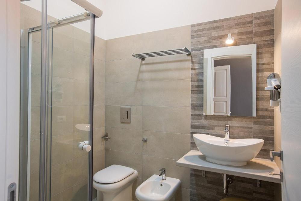 Koupelna v ubytování B&B In Centro