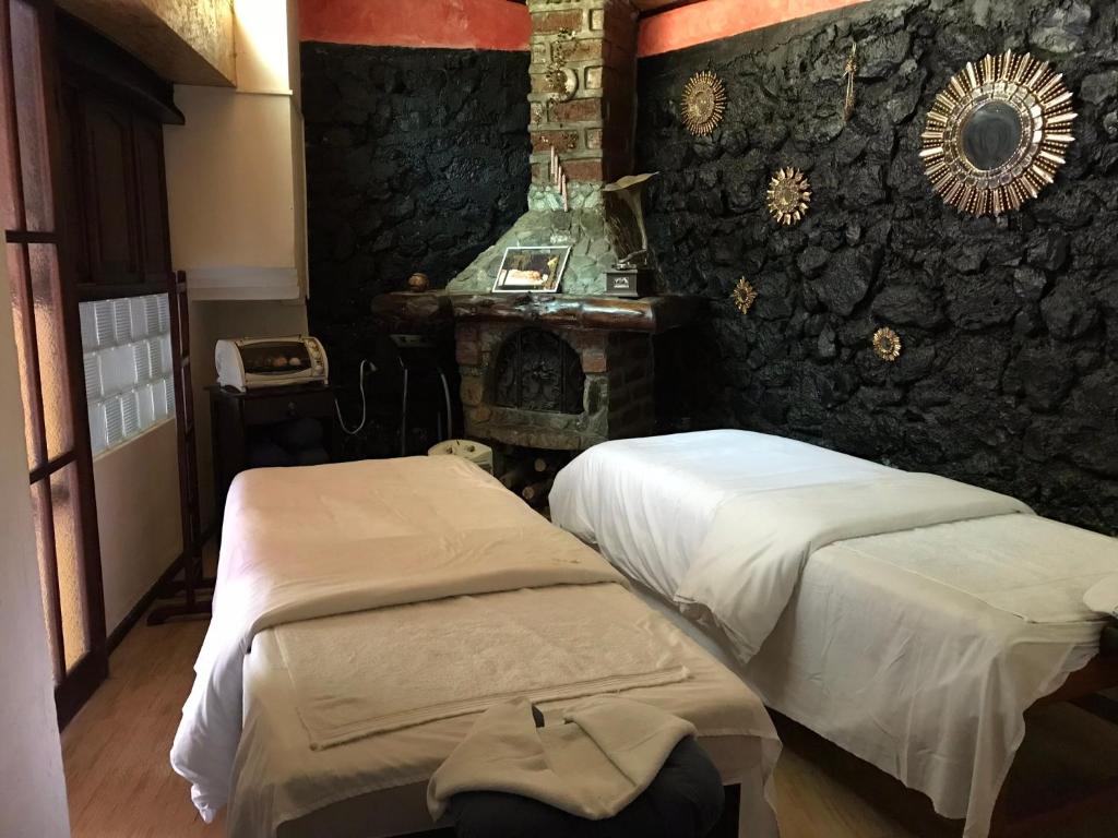 Postel nebo postele na pokoji v ubytování Posada J