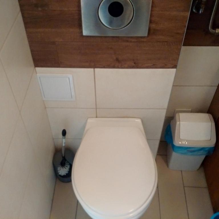 Kúpeľňa v ubytovaní Bástya apartman