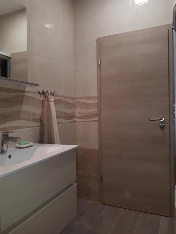 Koupelna v ubytování Apartments Zagy
