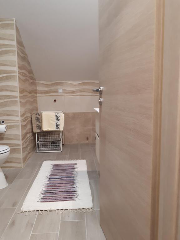 Koupelna v ubytování Apartments Zagy