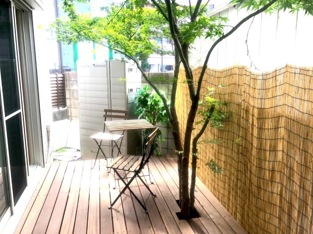Patio nebo venkovní prostory v ubytování Tokyo Art House