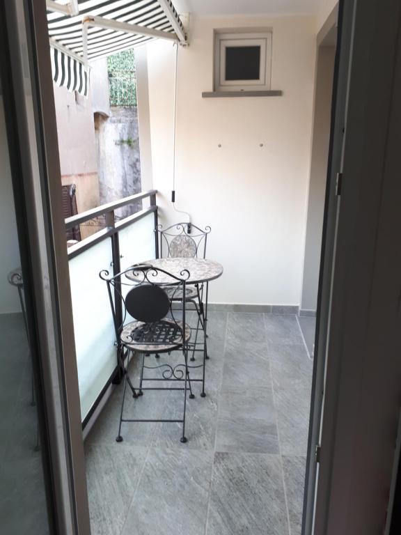 Balkón nebo terasa v ubytování Casadina