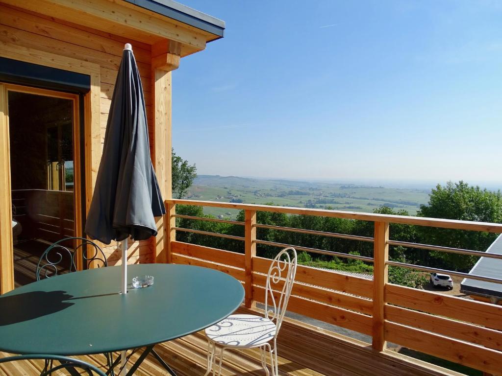 Auberge Les Hauts De Chenas - Chalet De Deux Chambres (2 Adultes + 2 Enfants)