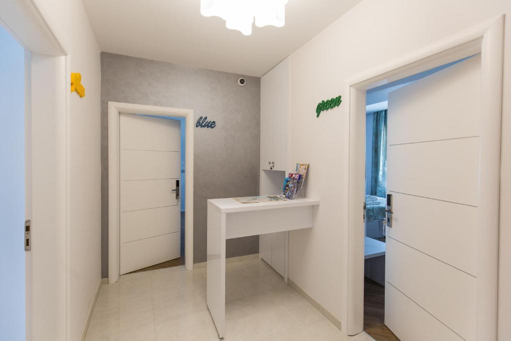Kúpeľňa v ubytovaní AML apartments