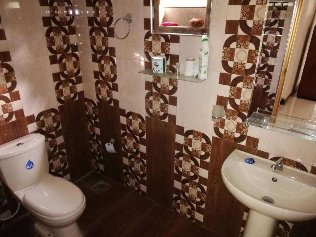 Koupelna v ubytování Sigiri Binara Villa