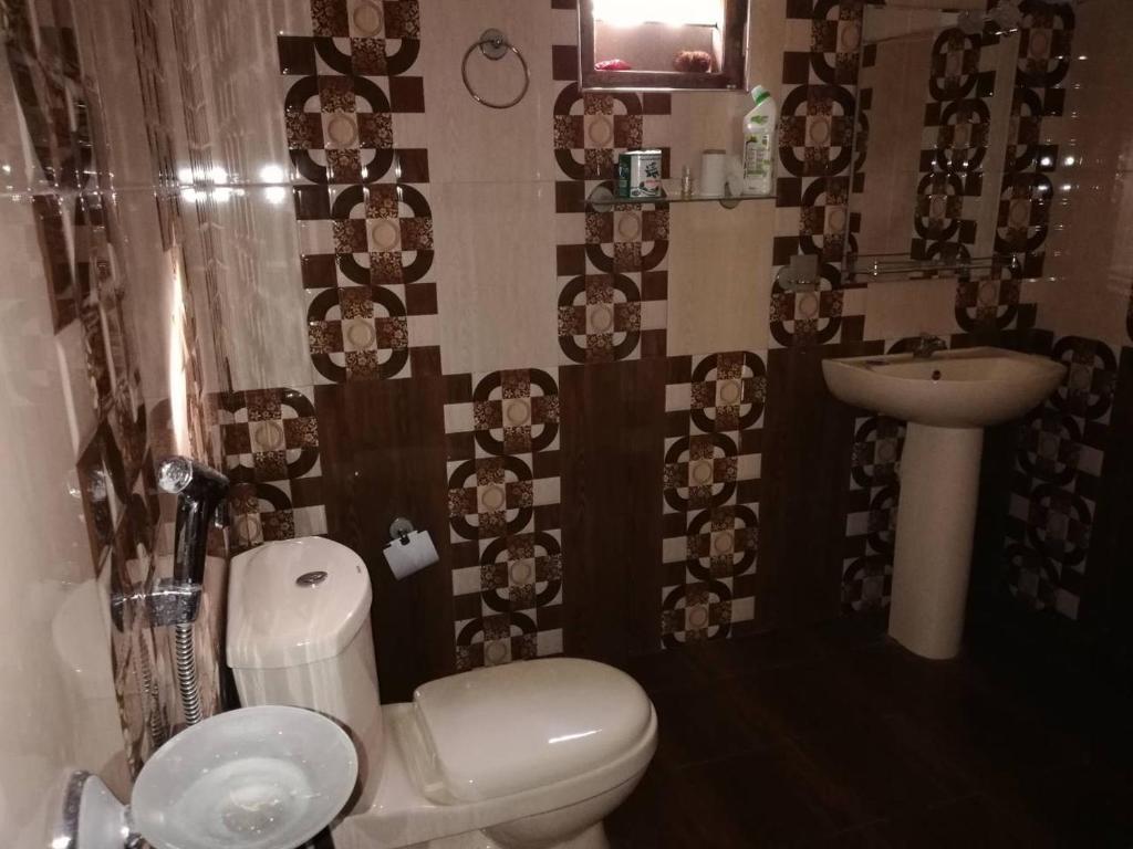 Koupelna v ubytování Sigiri Binara Villa