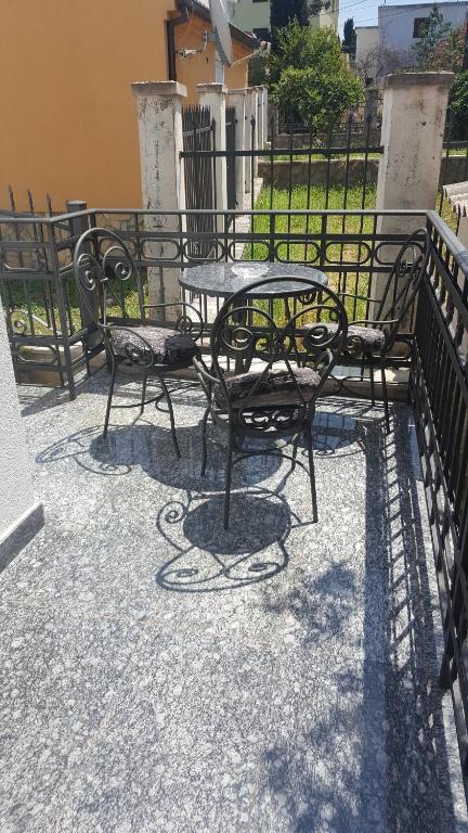 Balkón nebo terasa v ubytování Villa M