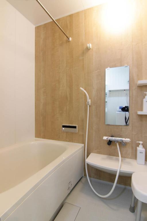 Koupelna v ubytování Guesthouse Tokushima