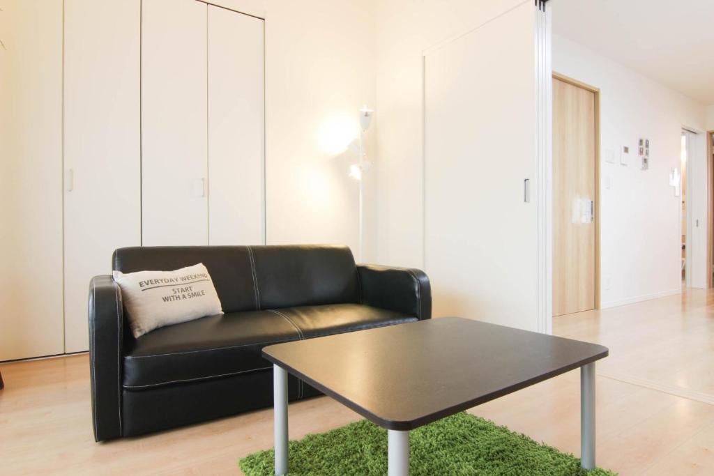 Posezení v ubytování Guesthouse Tokushima