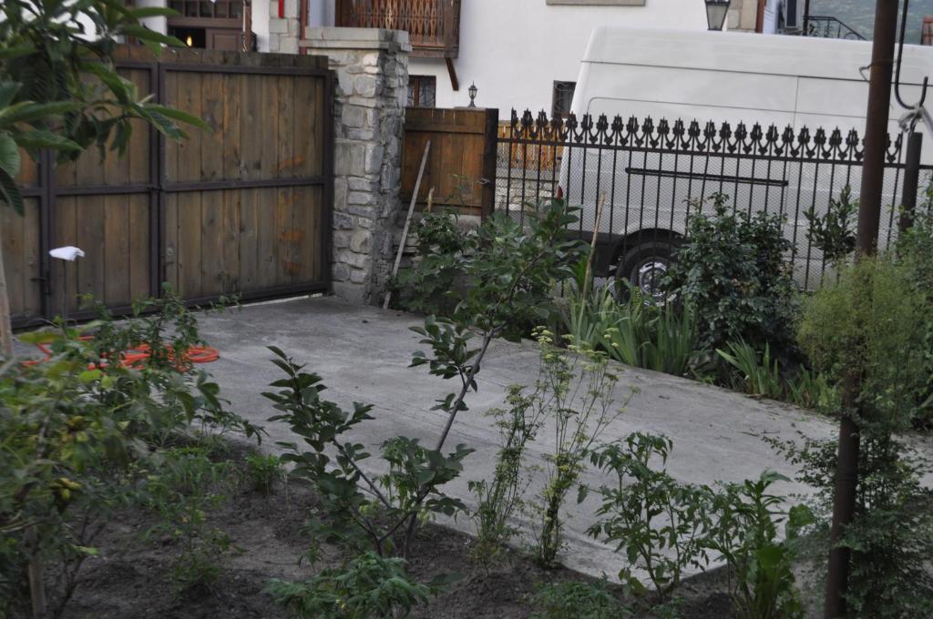 Zahrada ubytování Guesthouse Dariali