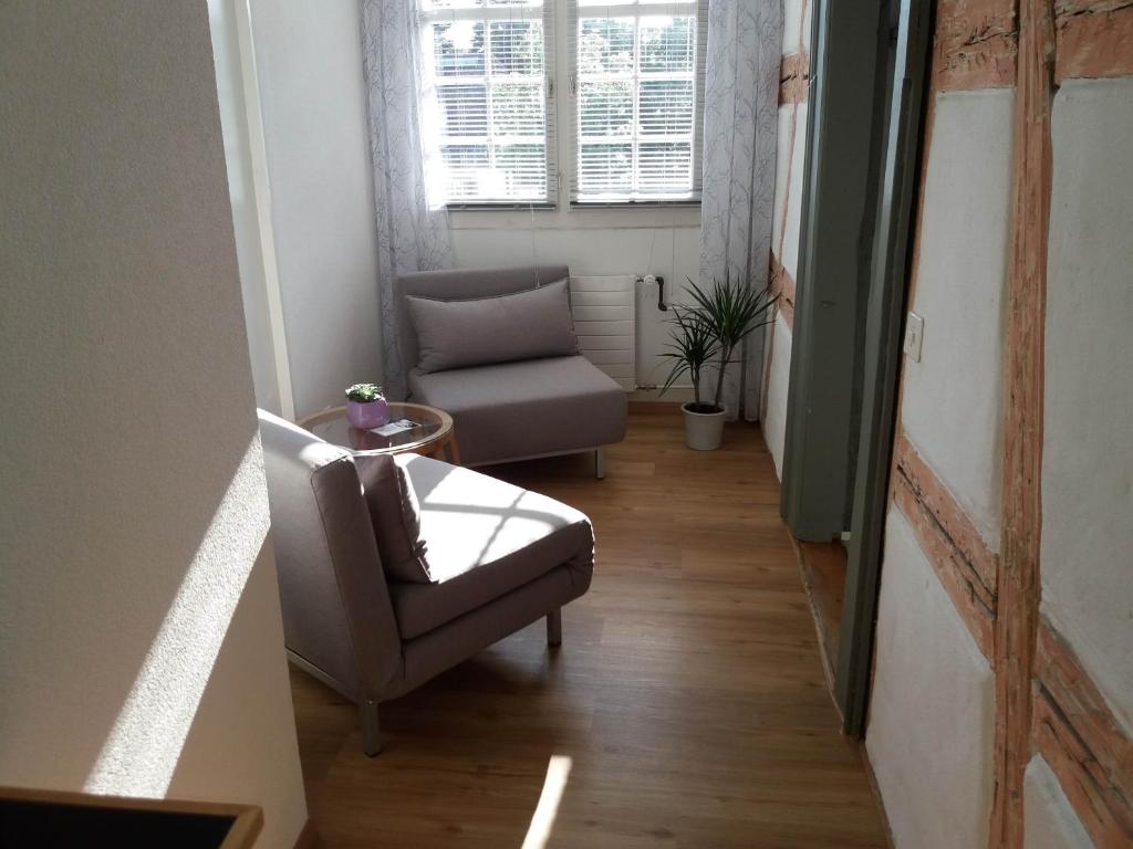 Posezení v ubytování Hotel Garni Frohsinn