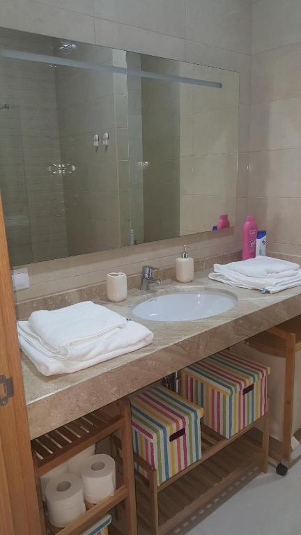 Koupelna v ubytování Apartamento Juli4
