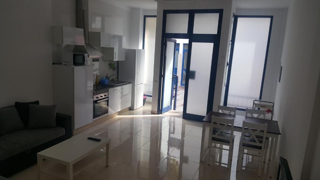 Kuchyň nebo kuchyňský kout v ubytování Apartamento Juli4