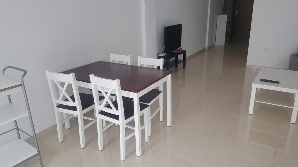 TV a/nebo společenská místnost v ubytování Apartamento Juli4