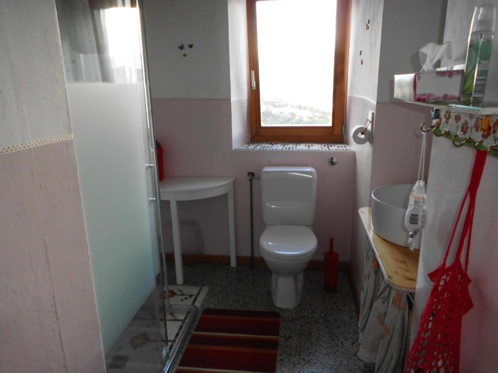 Koupelna v ubytování Casa la Selva
