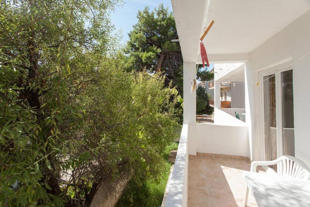 Balkón alebo terasa v ubytovaní Apartments and rooms Camelia