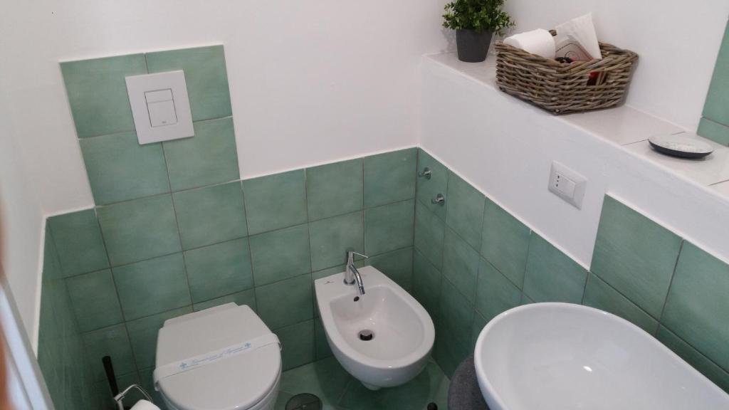 Koupelna v ubytování B&B nonnAngela
