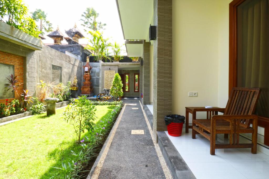 Zahrada ubytování Gempita House Bali