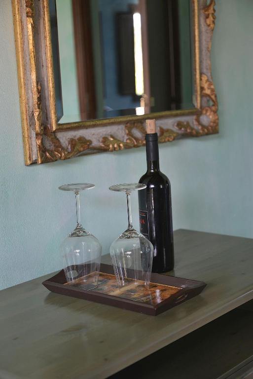 Nápoje v ubytování Agriturismo Rubinu