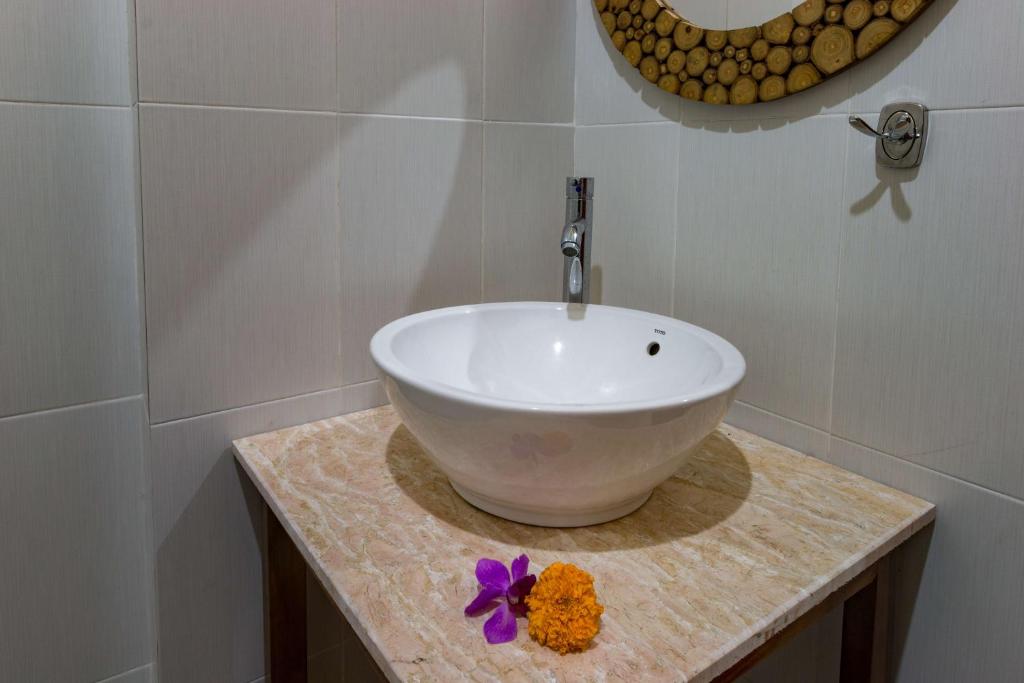 Koupelna v ubytování Alam Pangkung Ubud