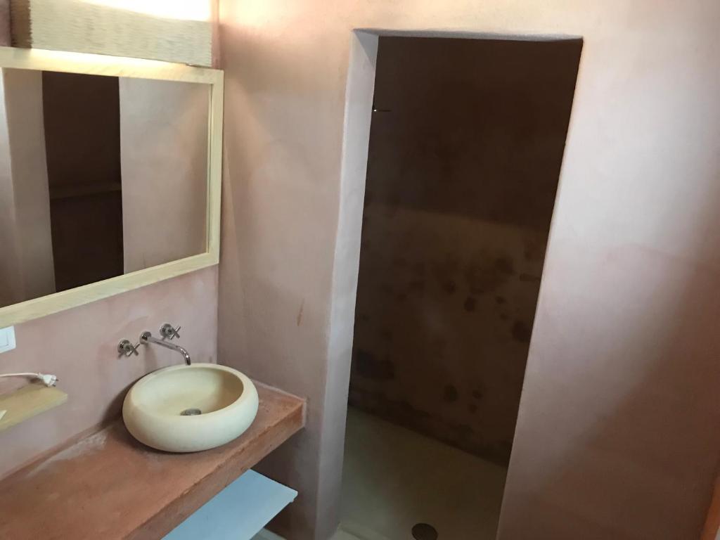 Koupelna v ubytování La Naca sul Mare - Suite