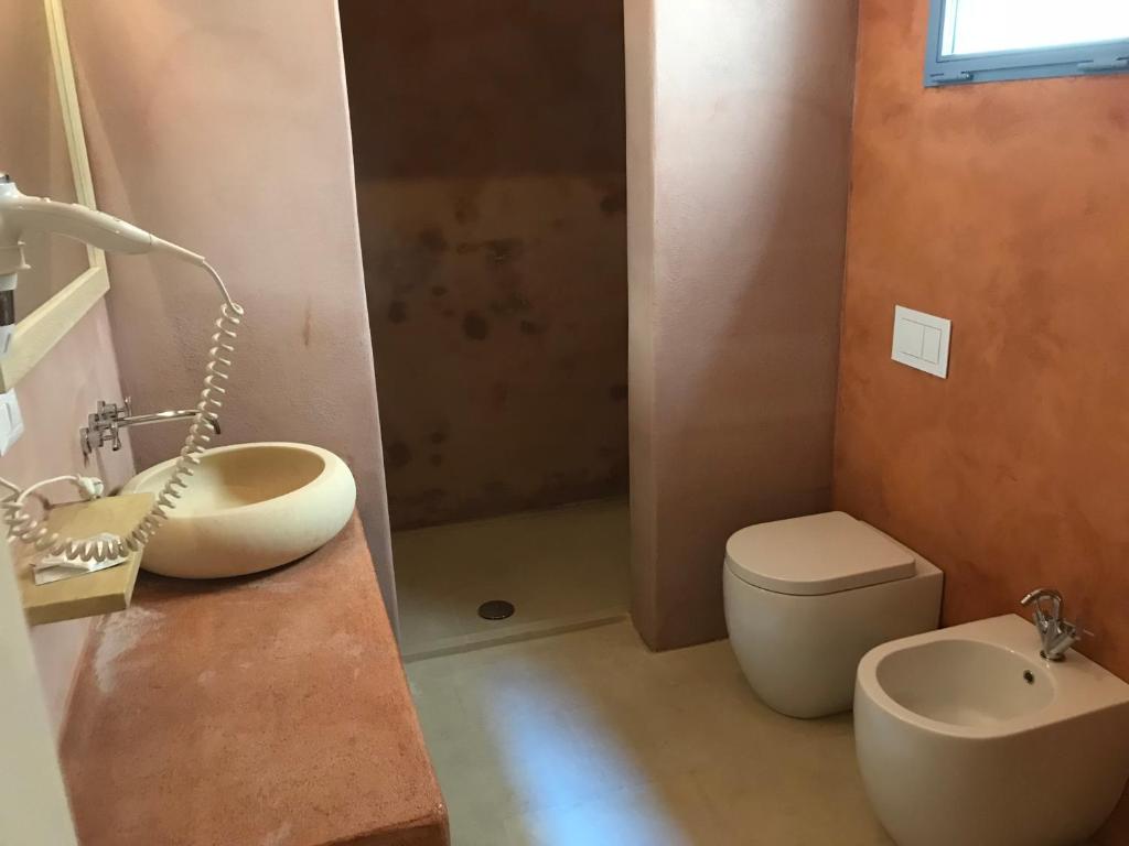 Koupelna v ubytování La Naca sul Mare - Suite