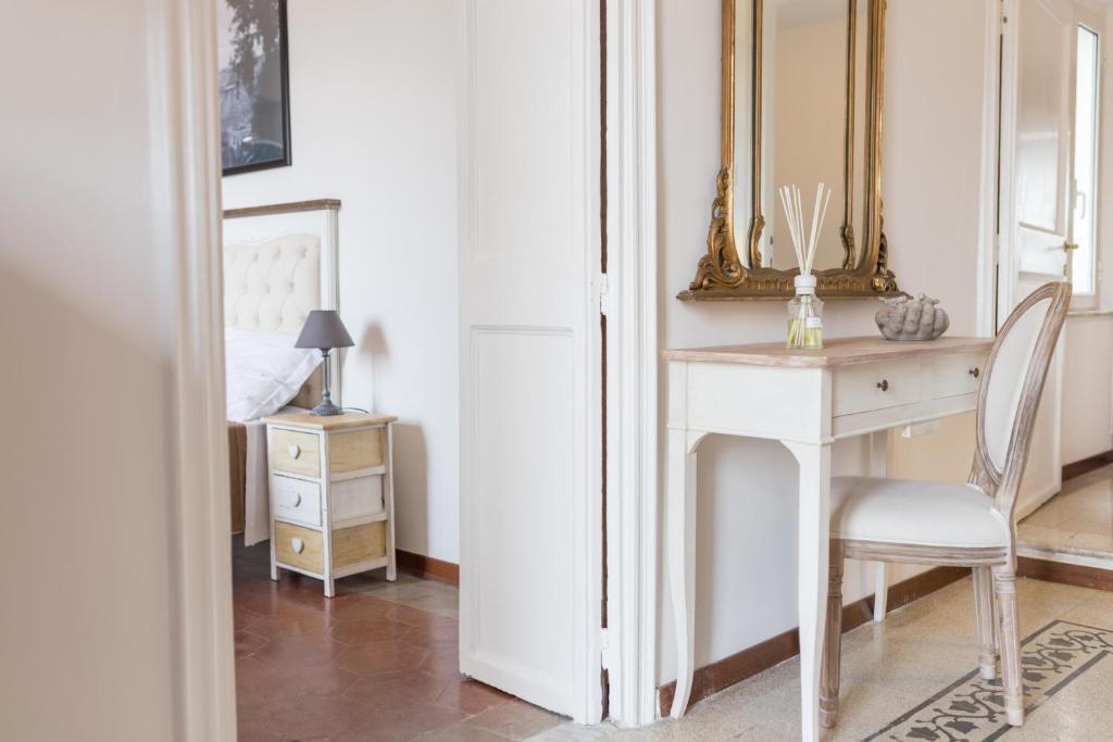 Część wypoczynkowa w obiekcie Pellegrino 75 Double Bedroom