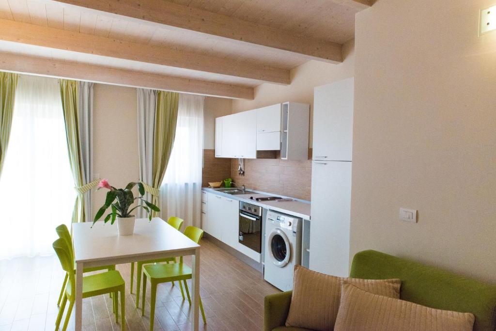 Kuchyň nebo kuchyňský kout v ubytování Resort Cupra
