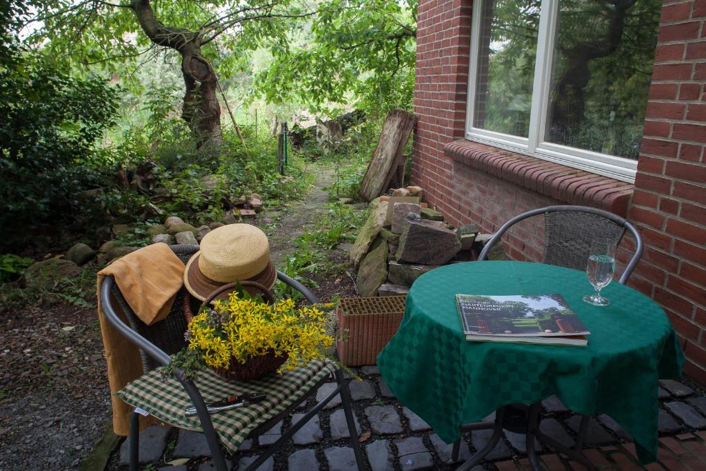 Patio nebo venkovní prostory v ubytování Gästewohnung im Naturgarten Nähe Steinhuder Meer