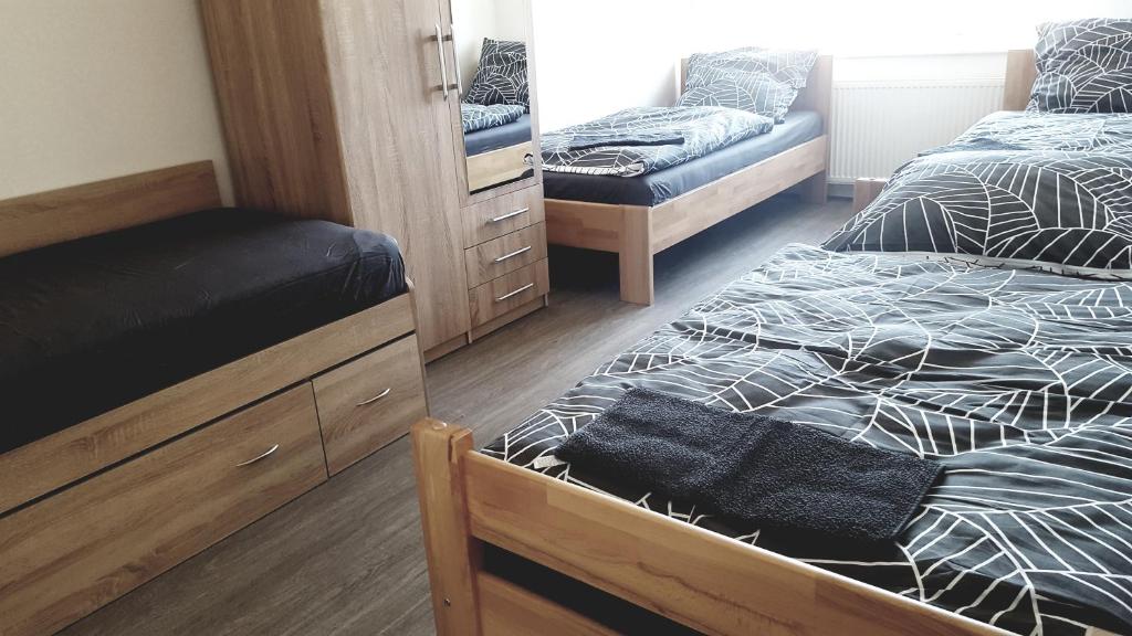 Postel nebo postele na pokoji v ubytování Apartment MDK Sokolov