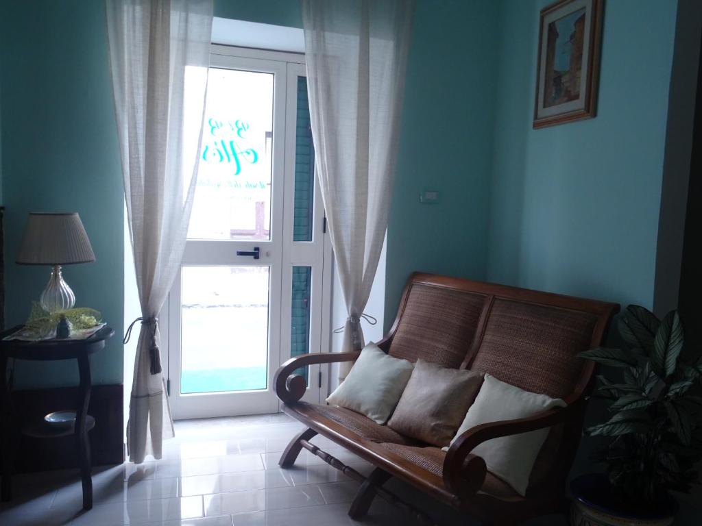 Posezení v ubytování B&B Alòs