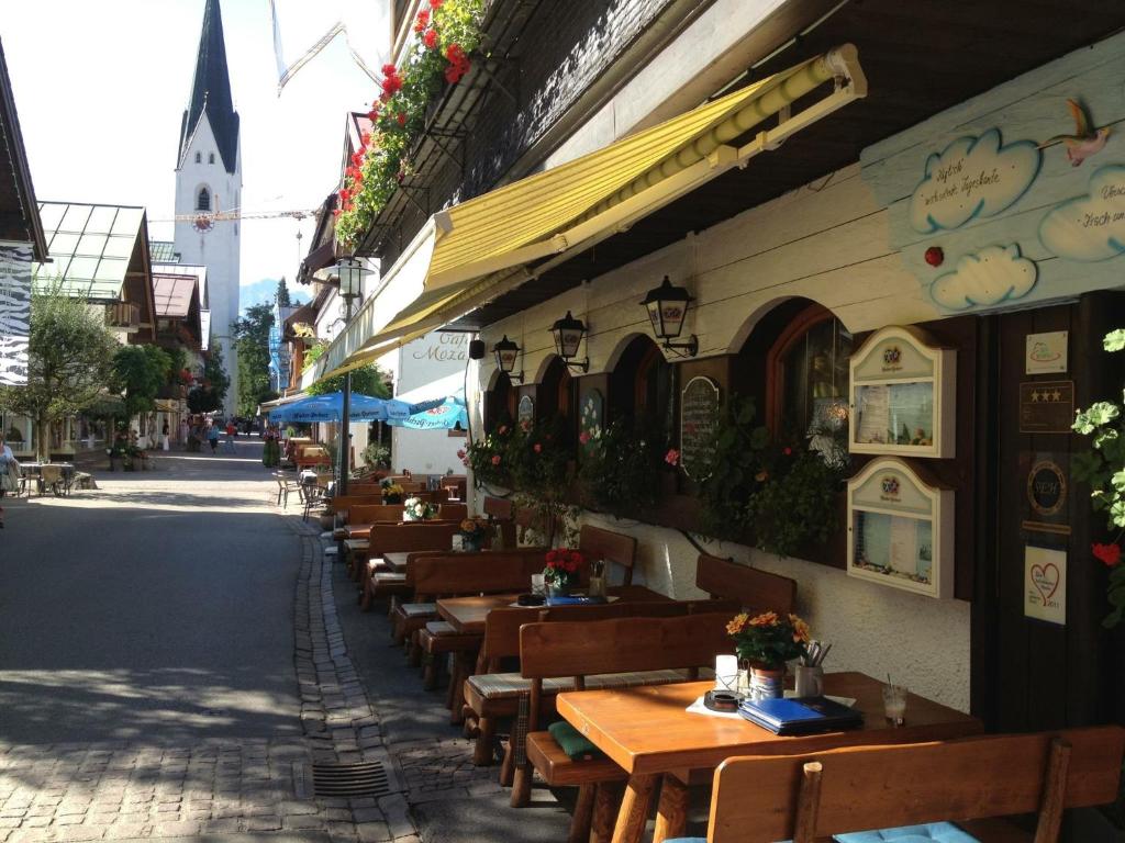 Restaurace v ubytování Sascha's Kachelofen
