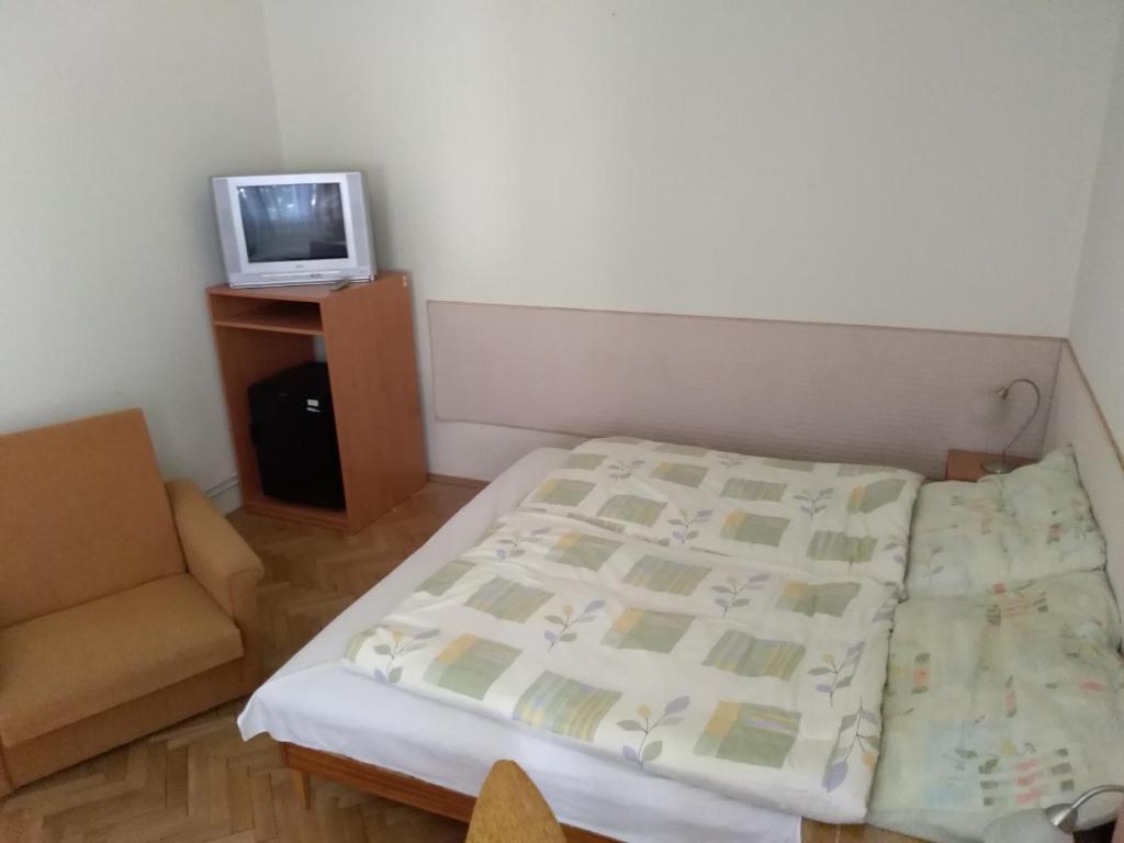 Postel nebo postele na pokoji v ubytování Siófokroom24