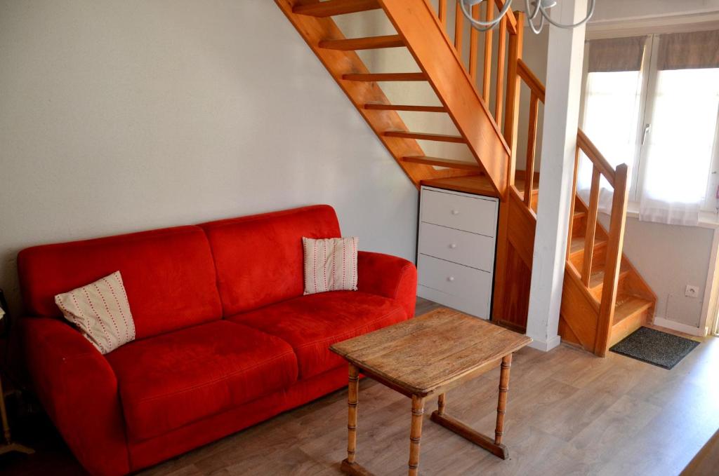 Posezení v ubytování Les Loges de l'Ecomusée D'Alsace