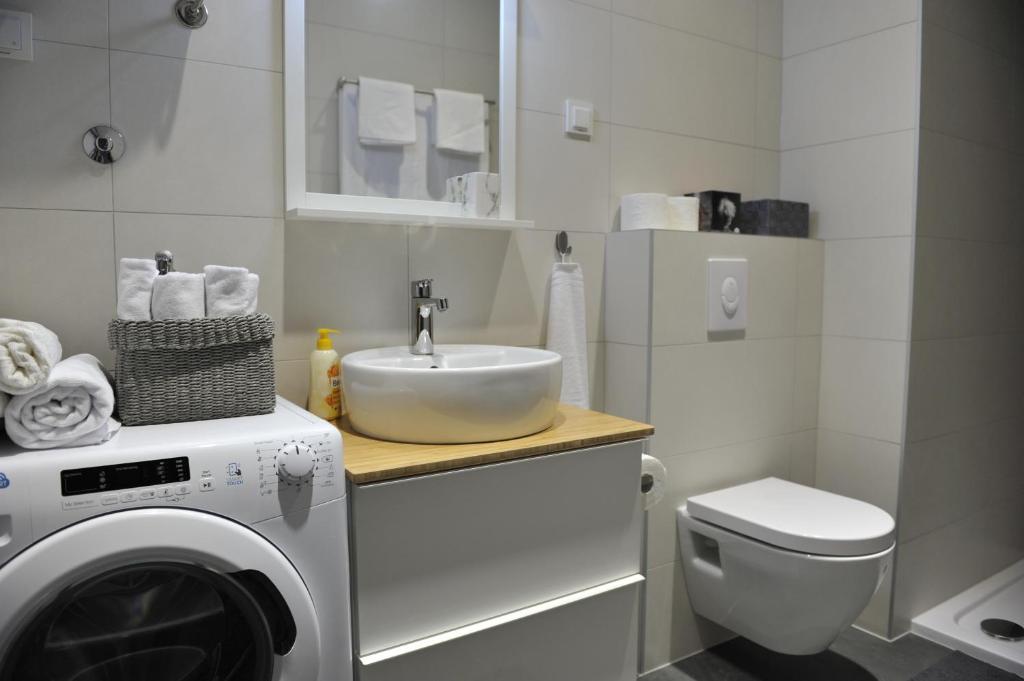 Kúpeľňa v ubytovaní Apartment Rudy