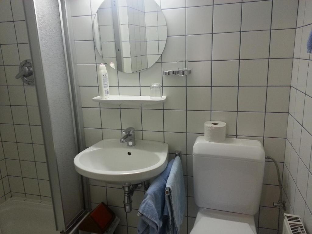 Koupelna v ubytování Hotel - Landgasthof Winklehner