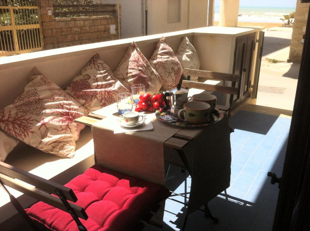 Posezení v ubytování Lido Apartment