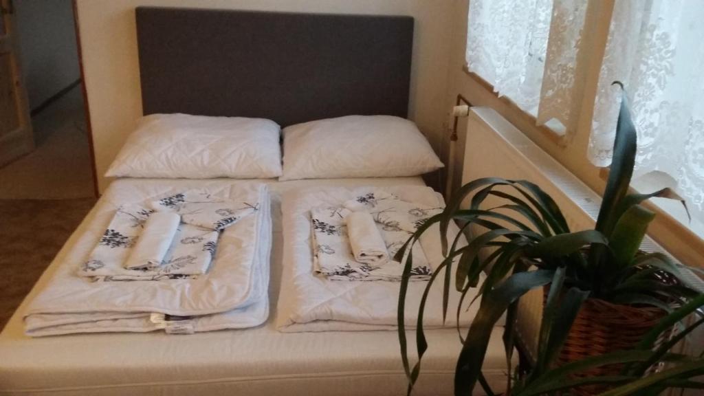 Postel nebo postele na pokoji v ubytování Apartment Rychtrovna